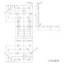 Winkelverbinder 70 mm x 70 mm x 55 mm