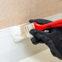 Lackierpinsel mit hellen Borsten und 60% Tops