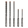 Alfa SDS-plus Hammerbohrer 4S Set 5 tlg. Ø 5/6 x 110 mm und Ø6/8/10 x 160 mm