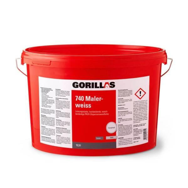 740 Gorillas Malerweiss (Dispersionswandfarbe)