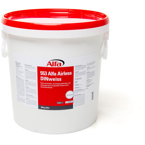 553 Alfa Airless DINweiss (Dispersionswandfarbe)