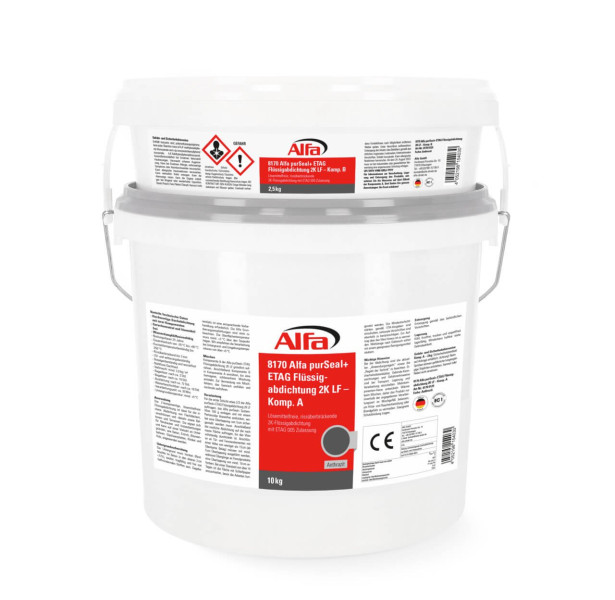 8170 Alfa purSeal+ ETAG Flüssigabdichtung 2K LF